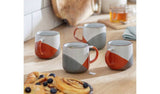 Argos Habitat Dipped Speckle Set of 4 Stoneware Mugs 300ml- Buy online at McGrocer