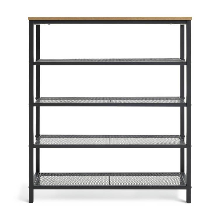 Argos shoe storage rack black, UK version