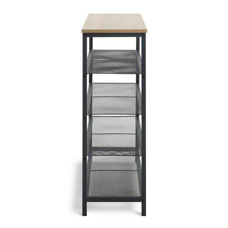 Argos shoe storage rack black, UK version