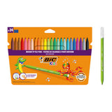 ASDA Bic Kid Couleur Felt Tip Colouring Pens Pack of 24- Buy online at McGrocer
