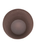 Libra Interiors tapered planter brown stonewash 25cm - British product