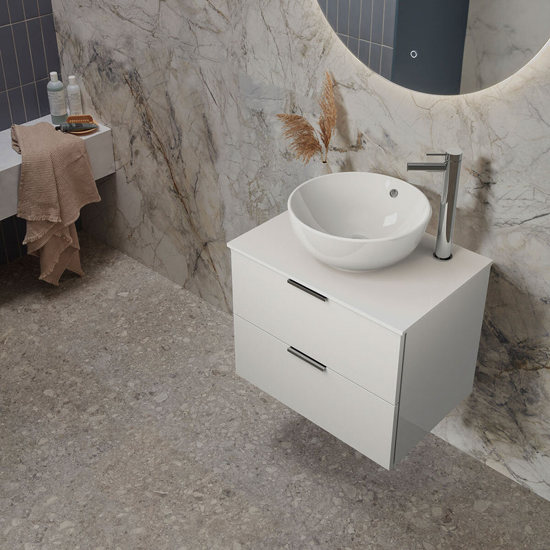 Tavistock Vesta wall mounted vanity unit 59.8 cm white - British product