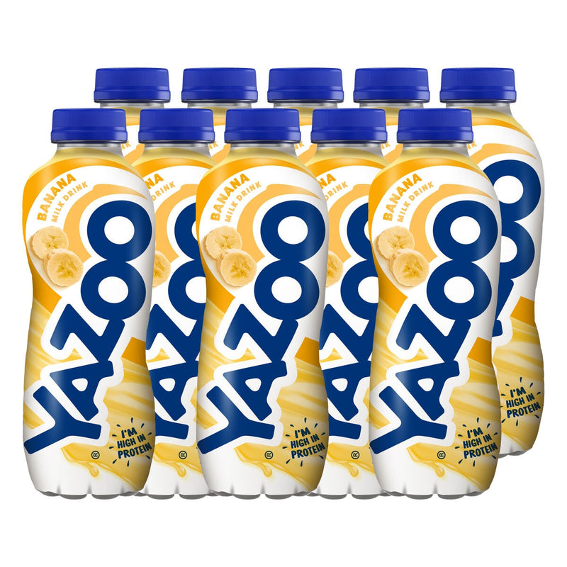 Yazoo banana milkshake 10 x 400ml (British brand)