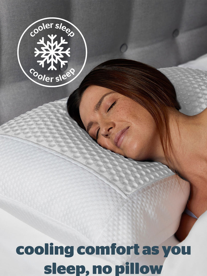 Silentnight Medium Wellbeing Cool Touch pillow (British brand)