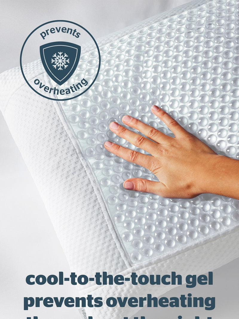 Silentnight Medium Wellbeing Cool Touch pillow (British brand)
