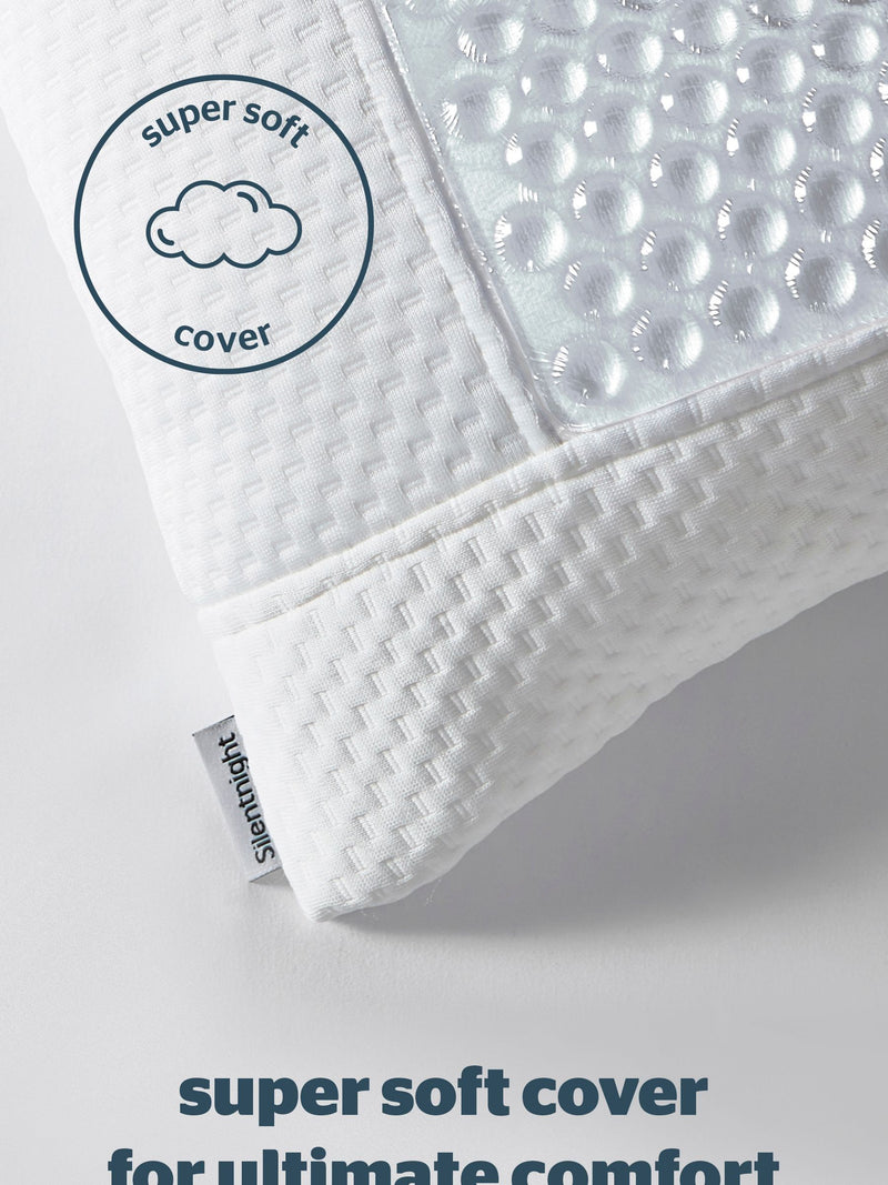 Silentnight Medium Wellbeing Cool Touch pillow (British brand)