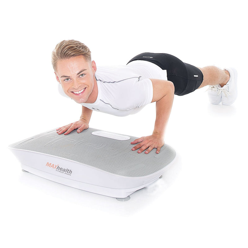 MAXhealth whole body vibration fitness board with LCD display, UK version
