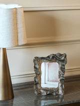 Next Libra Interiors Antique Brass Gold Molten Weave Photo Frame 5x7- Buy online at McGrocer