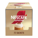 Nescafé Cappuccino instant coffee sachets 72-pack (British brand)