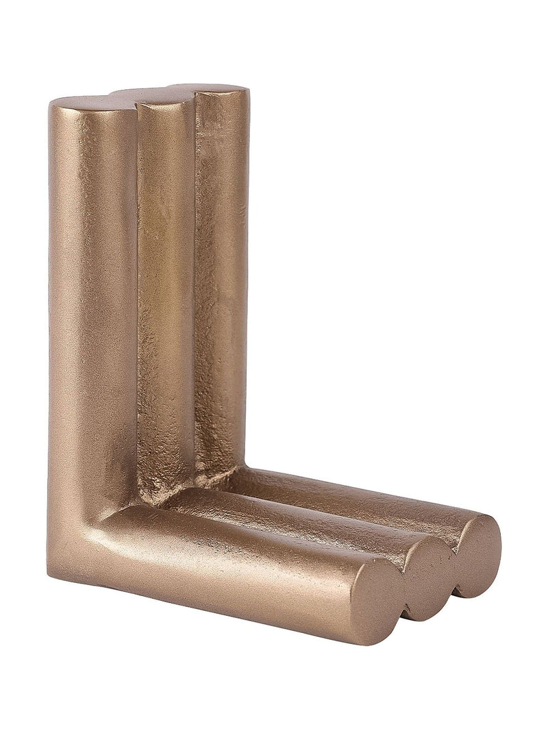 Libra Interiors antique brass bookends pair - British product