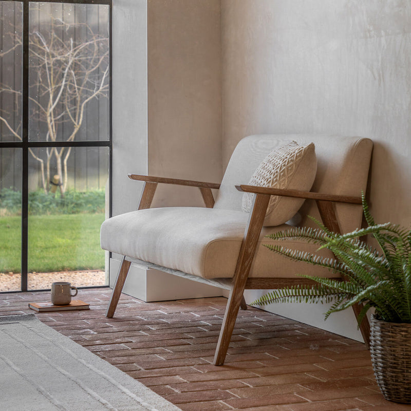 Gallery Neyland Natural Linen 2 Seater Sofa, UK version