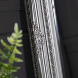 Gallery Hampshire leaner mirror silver frame 84x170cm (British brand)