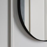 Gallery Hurston Elipse black mirror 60x90cm, imported from the UK