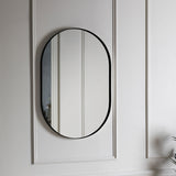 Costco UK Gallery Hurston Elipse Black Mirror 60 x 90cm- Buy online at McGrocer