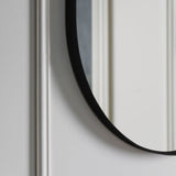 Gallery Hurston Elipse black mirror 60x90cm, imported from the UK
