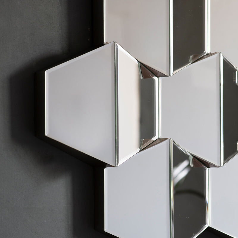 Gallery Carina hexagonal mirror 50x110cm - British product