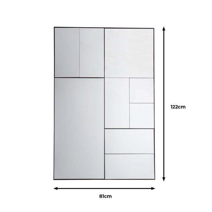 Gallery Broadheath Black mirror 81 x 122cm, imported from the UK