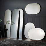 Gallery Hurston Elipse black mirror 60x90cm, imported from the UK