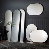 Gallery Hurston Elipse black mirror 60x90cm, imported from the UK