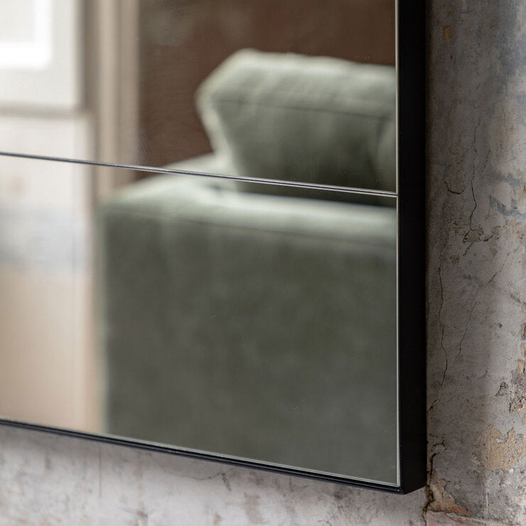Gallery Broadheath Black mirror 81 x 122cm, imported from the UK
