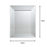 Gallery Ferrara rectangle mirror 91x122cm - British product