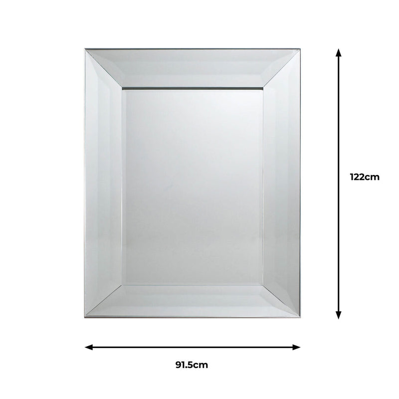 Gallery Ferrara rectangle mirror 91x122cm - British product