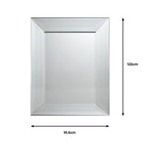 Gallery Ferrara rectangle mirror 91x122cm - British product