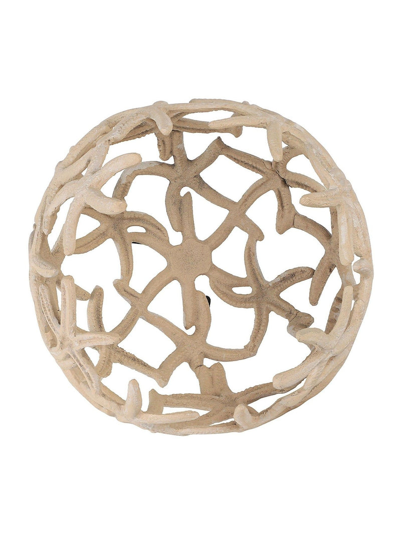 Libra Interiors beige stonewash starfish deep bowl, imported from the UK