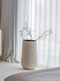Libra Interiors Cream Terrane Tall Planter, imported from the UK