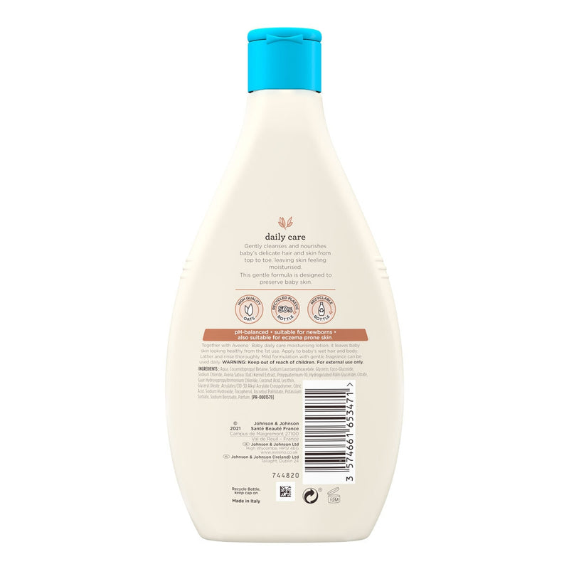 Aveeno Baby Hair & Body Wash 3 x 400ml - British product