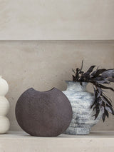 Next Libra Interiors Samui Moon Vase Brown Stonewash- Buy online at McGrocer