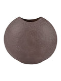 Libra Interiors Samui Moon Vase brown stonewash finish - British product