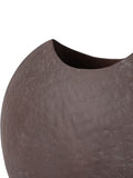 Libra Interiors Samui Moon Vase brown stonewash finish - British product