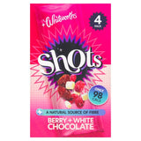 Whitworths Shots Snack Pack Berry & White Chocolate 4 per pack GOODS M&S