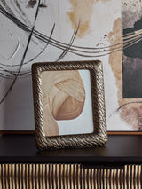 Next Libra Interiors Antique Brass Gold Kavari Tiger Photo Frame 8x10- Buy online at McGrocer