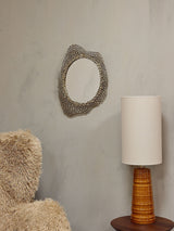 Next Libra Interiors Gold Miel Cast Aluminium Mirror Medium- Buy online at McGrocer