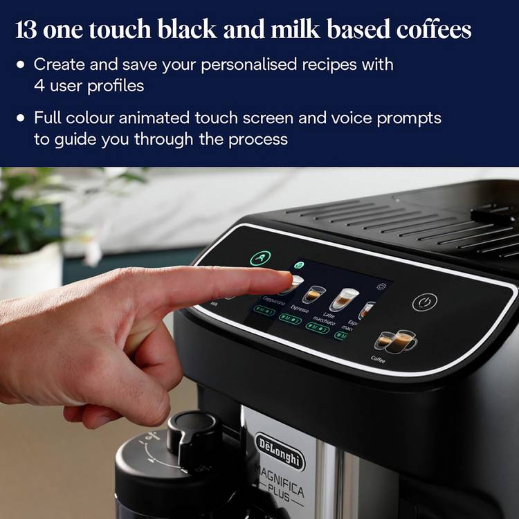 De'Longhi Magnifica Plus coffee machine, imported from the UK