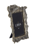 Libra Interiors Molten Weave photo frame antique brass 8x10 - British product