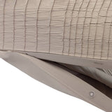 Argos Home crinkle taupe bedding set single (British brand)