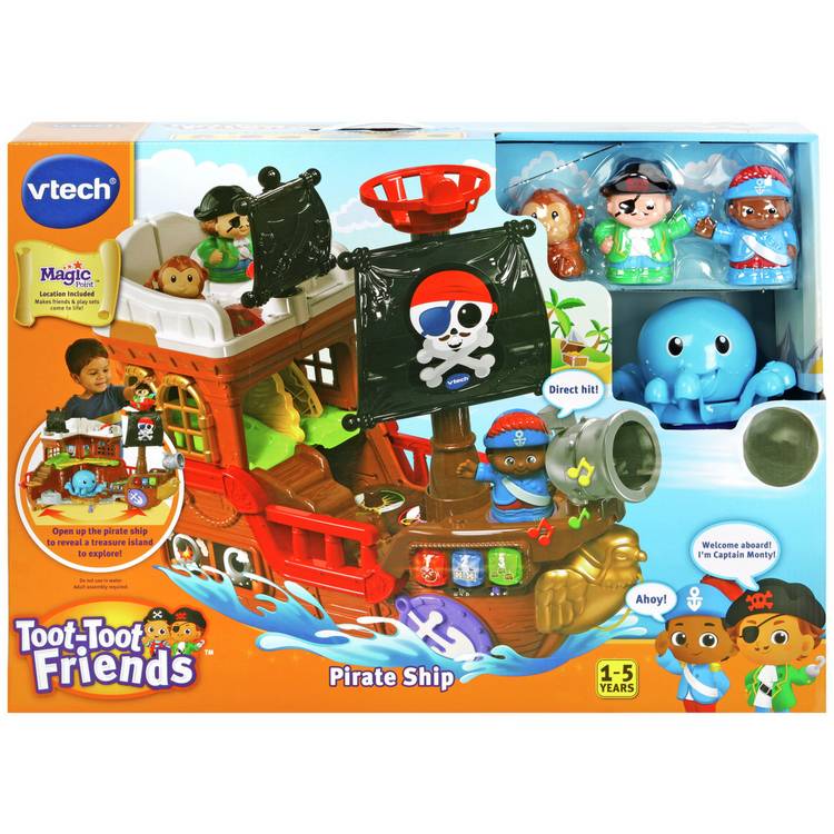 Vtech Toot-Toot Friends pirate ship toy, imported from the UK