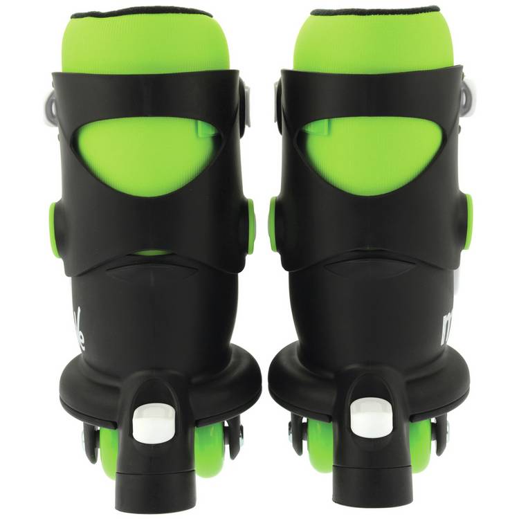 MoVe 2-in-1 adjustable junior skates green, imported from the UK