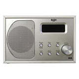 Bush Lisbon DAB/FM portable radio white wood effect, imported from the UK
