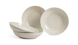 Argos Habitat Ripple Cream Stoneware Pasta Bowls - Set of 4- Buy online at McGrocer