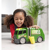 Teamsterz lights and sounds garbage truck toy, UK version