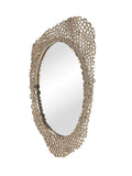 Libra Interiors gold cast aluminium large mirror - British product