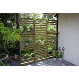 Forest Slatted Wall Planter 2 Shelves - British product