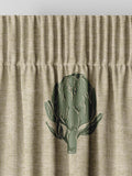 Emily Bond Fern Green Globe curtains (British brand)