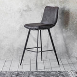 Costco UK Gallery Henley Grey Faux Leather Bar Stool 2 Pack- Buy online at McGrocer