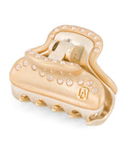 Alexandre de Paris gold-plated crystal-embellished hair clip, UK version
