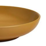 Habitat matte glaze stoneware pasta bowls mustard set (British brand)